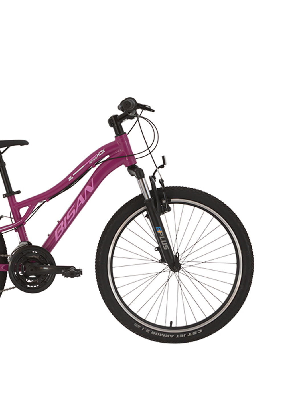 bisan fahrrad 24 zoll Bisan Kinderfahrrad KDX 2800 V, 3x7 Gänge, Lila, 30 cm, 24 Zoll