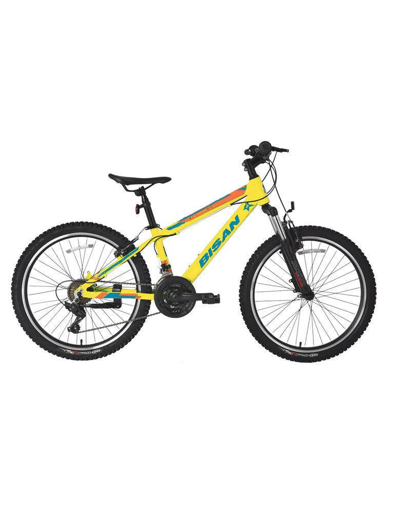 bisan fahrrad 24 zoll KDX 2900 V Kinderfahrrad 3x7 Gang Farbe:Mouse Grey Matt Puky Skyride 24-7 Alu Category:Trekkingrad_Comfort  mit Antirutscheinlage und Reflektor
