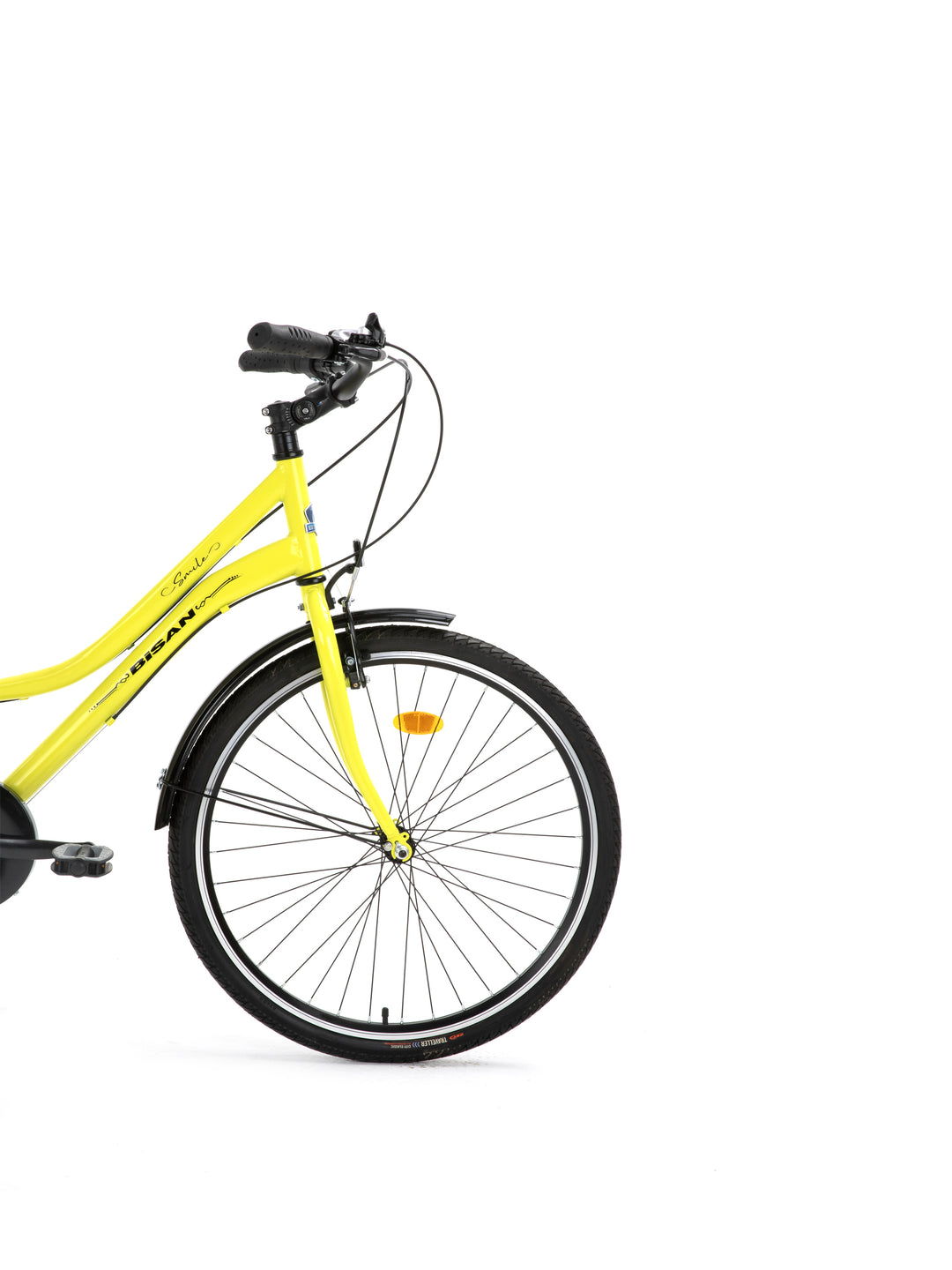 Smile Bisan Citybike 1x7 Gang - Gelb / 44 Cm / 28