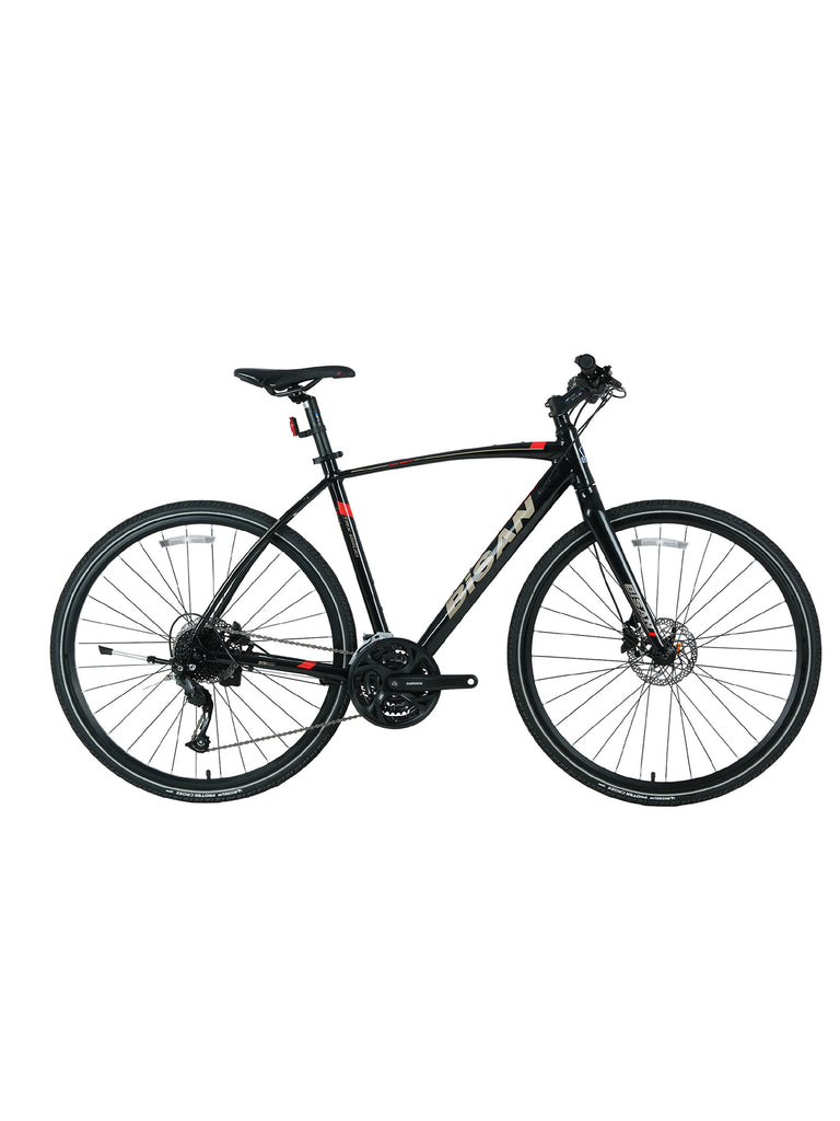 TRX 8600 Altus Bisan Trekking Bisikleti 3x9 Vites - Parlak Siyah
