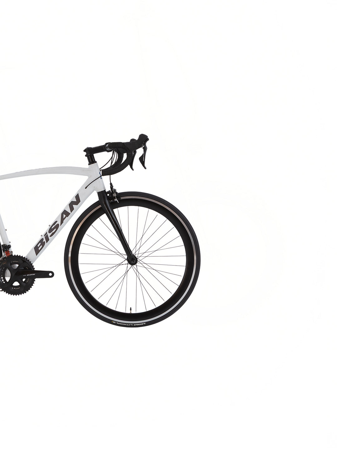 Bisan Rennrad Rx 9500 105 2x11 Gänge - Weiß / 50 cm / 700c