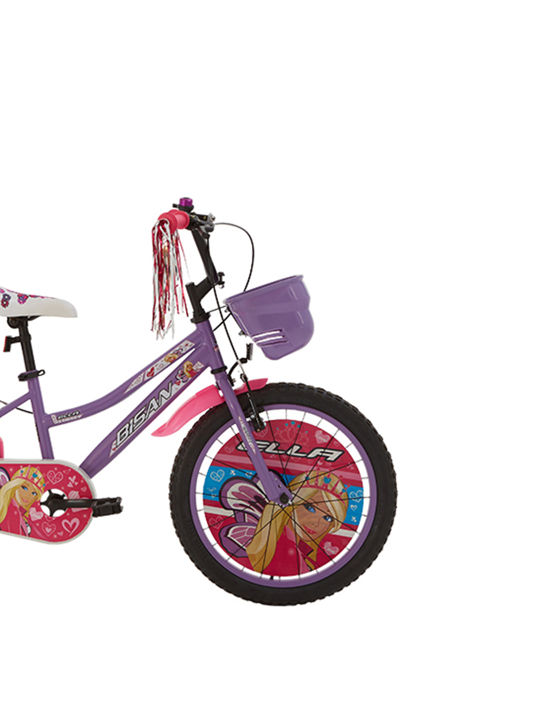 lila kinderfahrrad ELLA 20'' BISAN KINDERFAHRRAD 1X1 GANG - Flieder / 30 cm / 20"